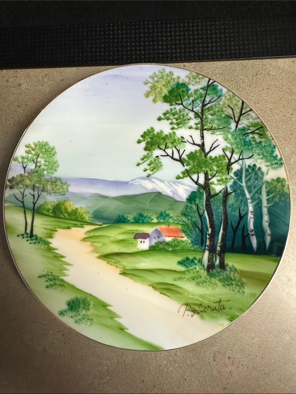 Vintage Hand Painted in Japan Decorative Plate